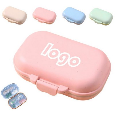 Colorful Compartmental Pill Organizer Box