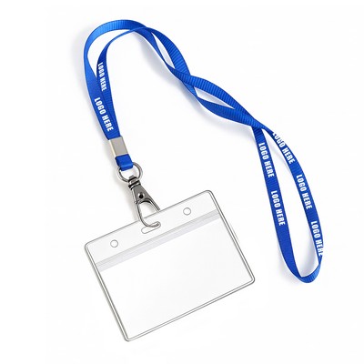 Waterproof ID Card Holder W/Lanyard