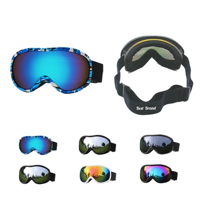 Double-Layer Anti-Fog Ski Goggles