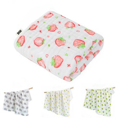 Lightweight Thermal Cotton Jacquard Toddler Blanket
