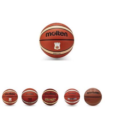 Official Size 7 Pu Leather Outdoor Indoor Use Basketball