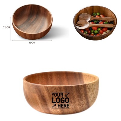 67oz Acacia Wood Salad Bowl