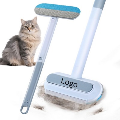 Telescopic Carpet Rake & Pet Hair Remover