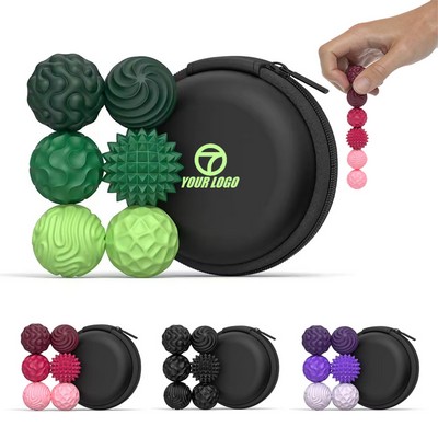 6PCS Silicone Magnetic Fidget Balls Set