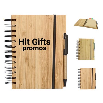 Bamboo B6 Notebook with Pen