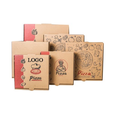 12" Eco Friendly Recyclable Durable Leak Proof Takeout Pizza Box