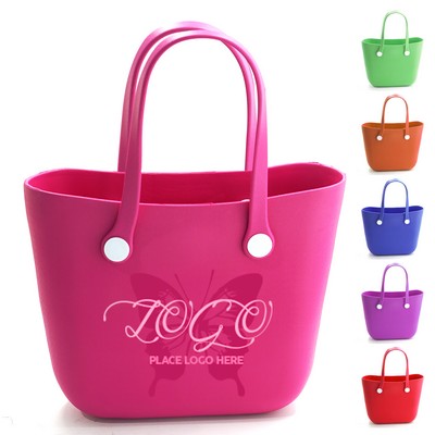 EVA Crescent Beach Tote Bag With Shoulder Strap