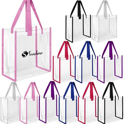 Clear Stadium Tote Bag