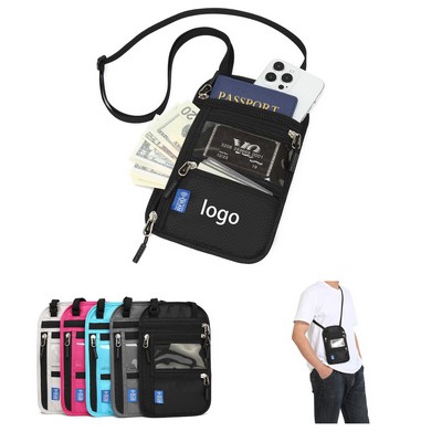 RFID Neck Passport Holder