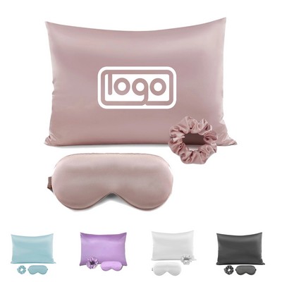 Silky Satin Pillow Cover Set