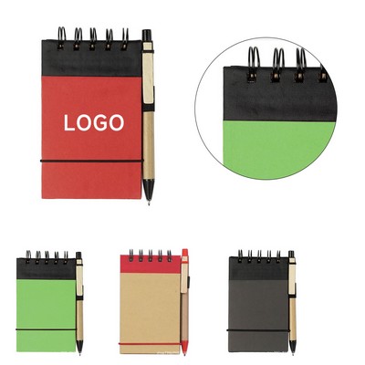Eco Spiral Notebook With Pen