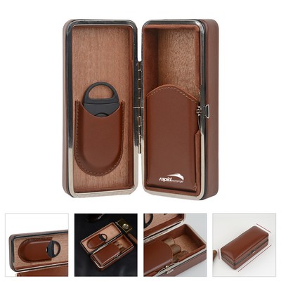 Cigar Travel Case With Cutter