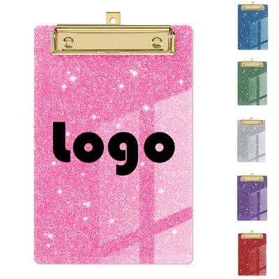 Sparkle Acrylic A6 Clipboard