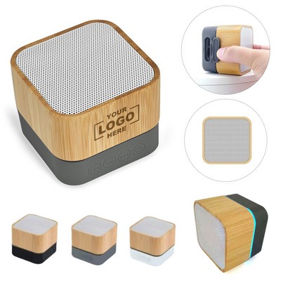 Bamboo Wood Wireless Speaker