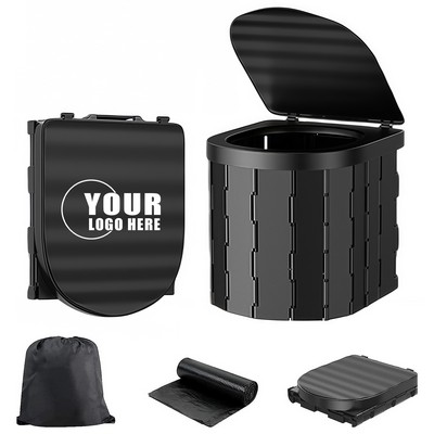 Foldable Outdoor Toilet Durable ABS Material