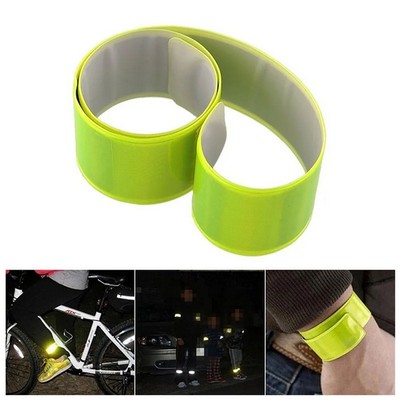 Silkscreen Reflective Slap Bracelet