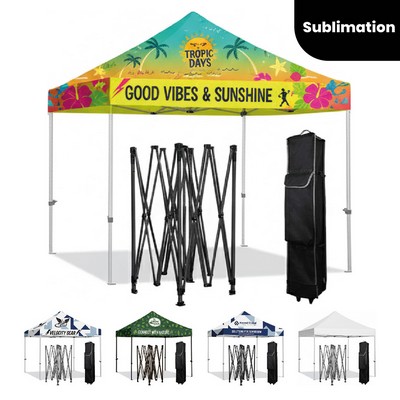 Black Steel Frame Sublimated Tent Kit
