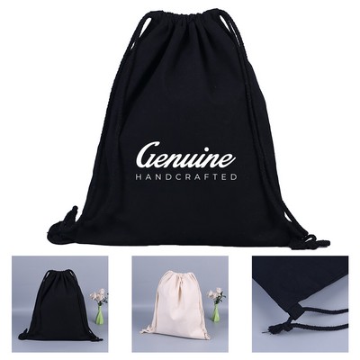 Canvas Reusable Drawstring Bag