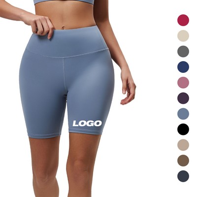 High Waist Compression Exercise Shorts
