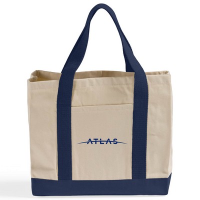 Cotton Canvas Twill Beach Tote