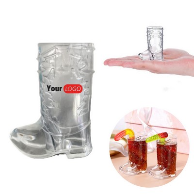 Boot Shaped Plastic Shot Cup