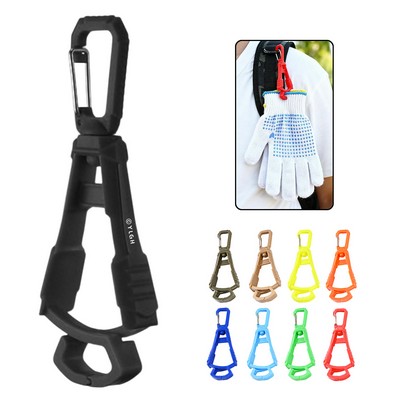 Plastic Carabiner Glove Clip