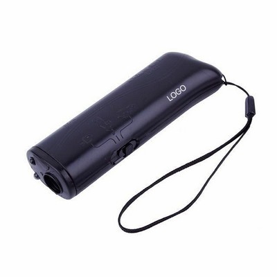 Ultrasonic Dog Repeller & Trainer Handheld Anti-Barking Device Portable Dog Deterrent with LED