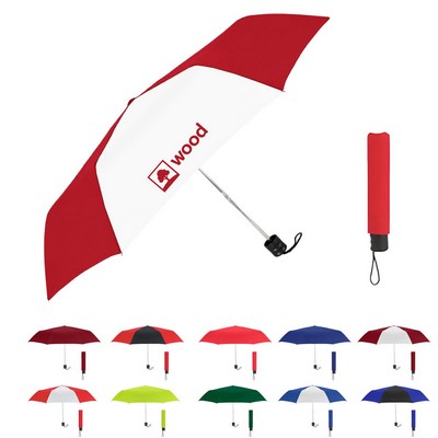 42" Arc Custom Printed Folding Umbrella