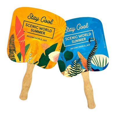 Custom Shaped Promotional Hand Fan