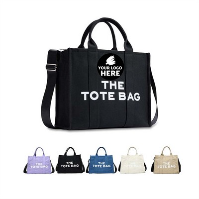 Stylish Encrypted Canvas Tote