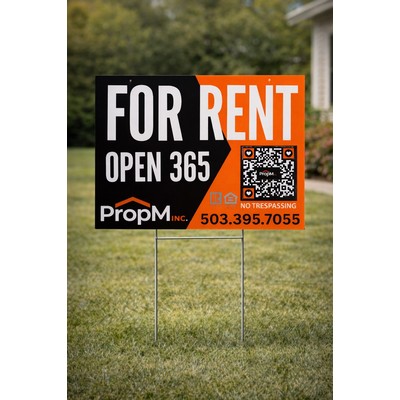 Plastic Corrugated Sign (48" x 48")