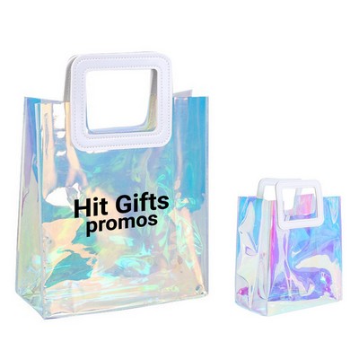 Clear Iridescent Handbag