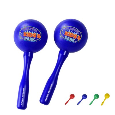 Festive Plastic Round Maracas