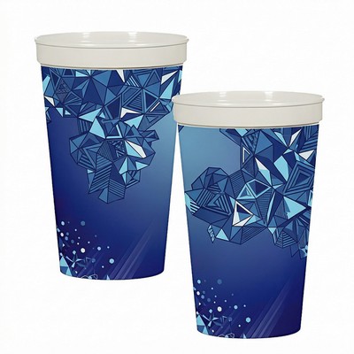 22 Oz Full Color Stadium Cup
