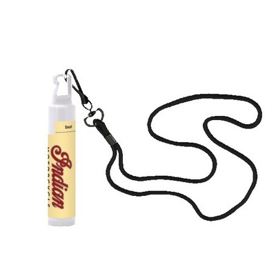 SPF 15 Lip Balm with Hook Cap and Cord Lanyard
