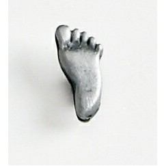 Right Foot Marken Design Cast Lapel Pin (3/8")