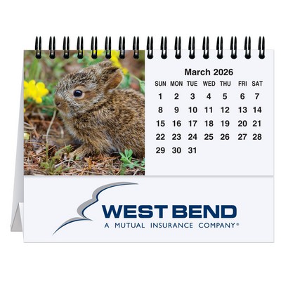 Fauna Tent Desk Calendar (5 13/16"x4½")