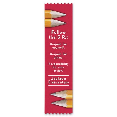 2"x8" Full Color Custom Ribbon