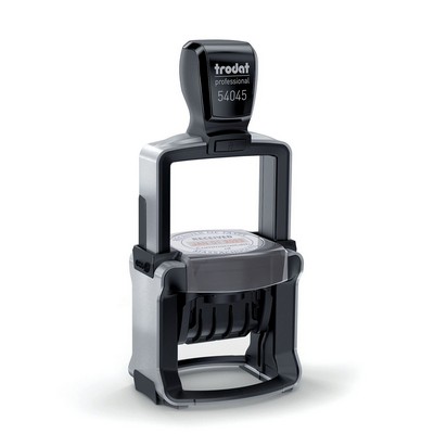 Trodat® Professional Dater Self Inking Round Stamp (1 3/4" Dia.), Customizable