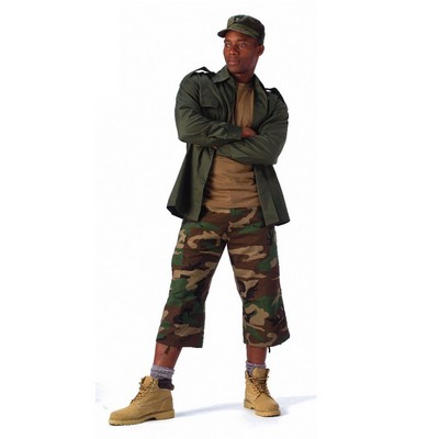 Woodland Camo 6-Pocket 3/4 B.D.U. Pants (2XL)