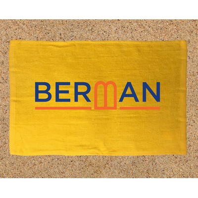 Yellow Gold Velour Rally Towel (11"x17")