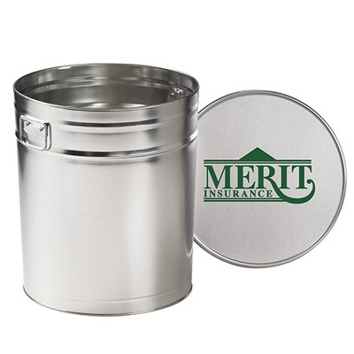 Empty 6.5 Gallon Popcorn Tin
