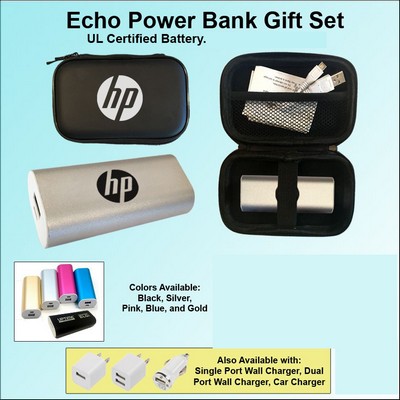 Echo Power Bank in Zipper Wallet- 4400 mAh No Extra Tariff
