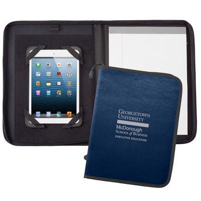 USA & Union Made Tribeca Tablet Folio with Zipper Closure