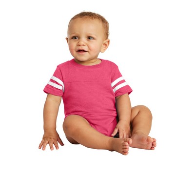 Rabbit Skins Infant Football Fine Jersey Bodysuit.