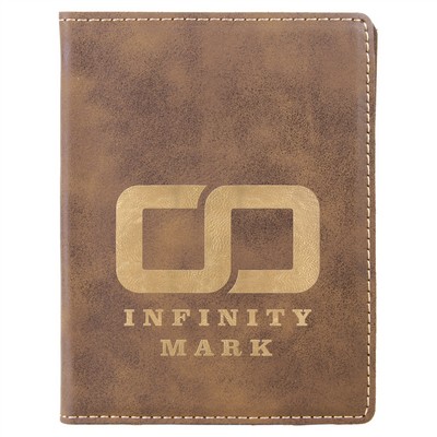 Passport Holder, Rustic Faux Leather