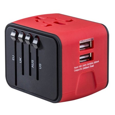 Promotek iBank® World Travel Adapter for 150 countries