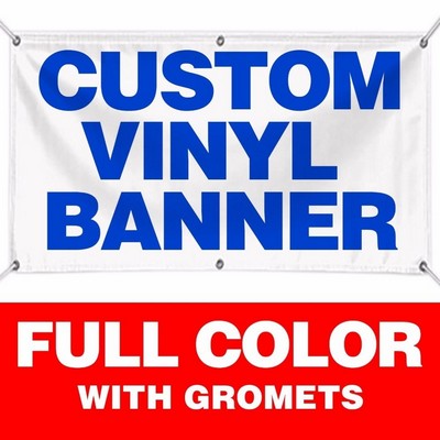 13 Oz 2'x4' banner vinyl