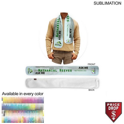 Ultra Soft and Smooth Microfleece Scarf, 6x50, Sublimated Edge to Edge 1 side
