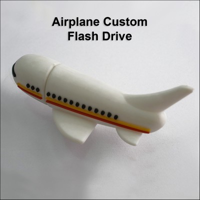 Airplane Custom Flash Drive - 2 GB Memory